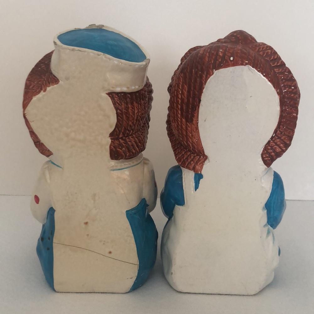 Vintage Chalkware Raggedy Ann and Andy Bookends - Picture 14 of 16